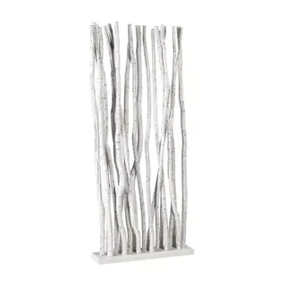 Exotan Jungle Room Divider 206 cm - White Wash