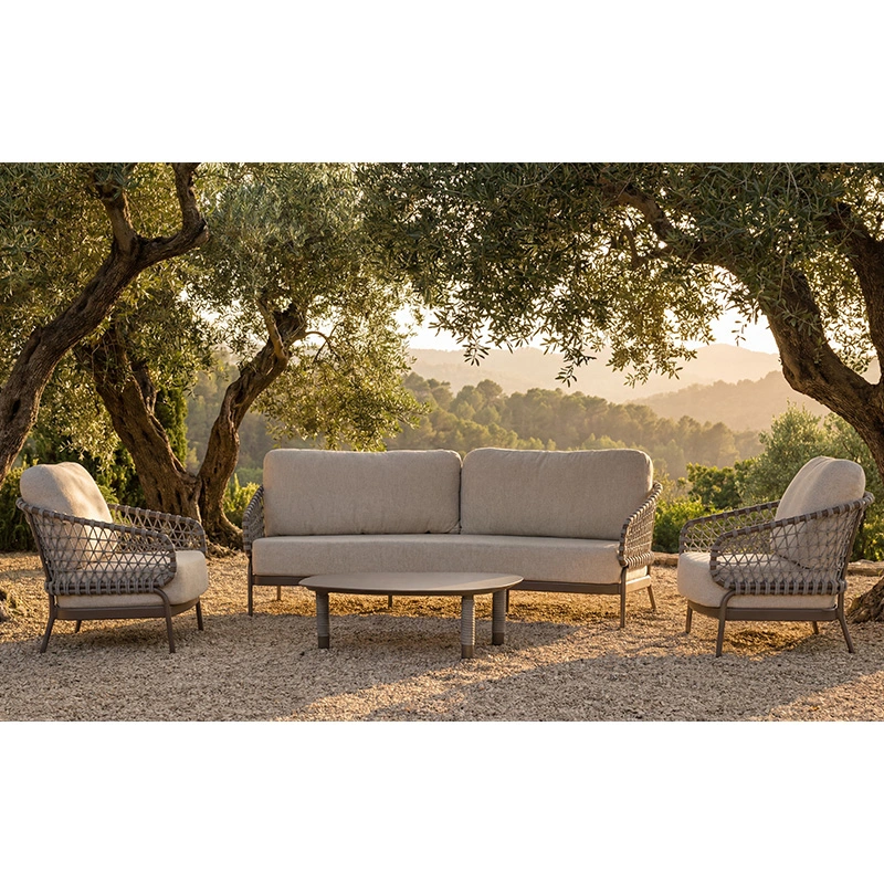 Tierra Outdoor Juno Loungebank - Chocolat - afbeelding 5