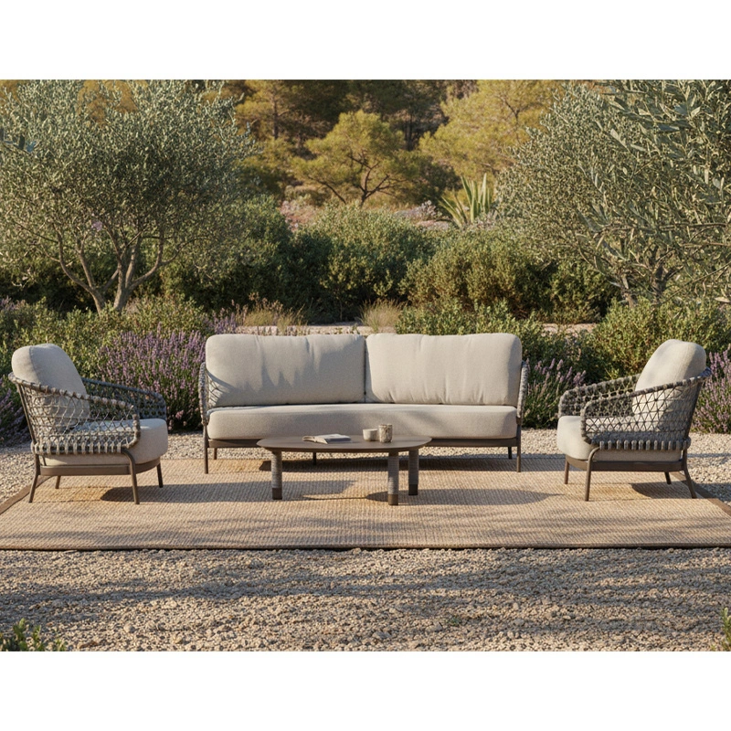 Tierra Outdoor Juno Loungestoel - Chocolat - afbeelding 4