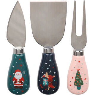 Kerst Kaasmes Set - 3 st. - afbeelding 1