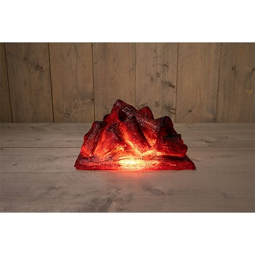Deco LED Kampvuur - 29x18x14 cm