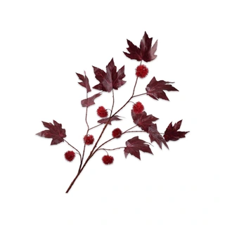 Kunsttak Kastanje Bordeaux - 120 cm