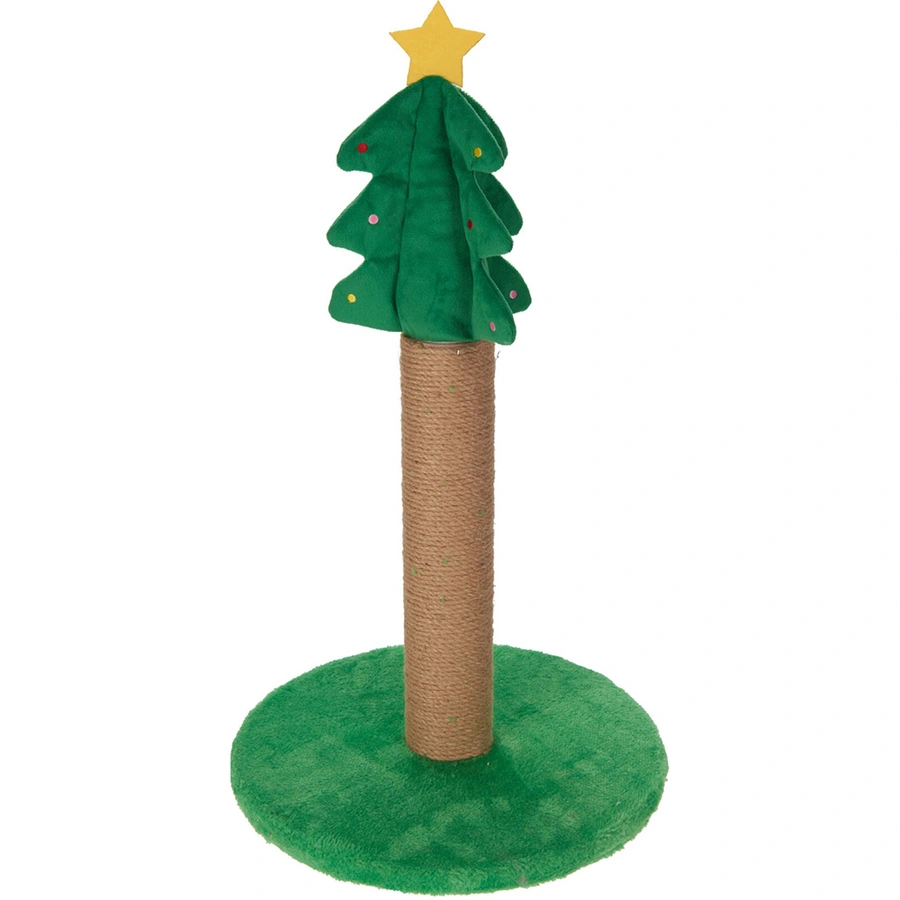 Kerst Kattenkrabpaal - 35x60 cm - afbeelding 1