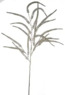 Kunst Kattenstaart Tak Zilver - 90 cm