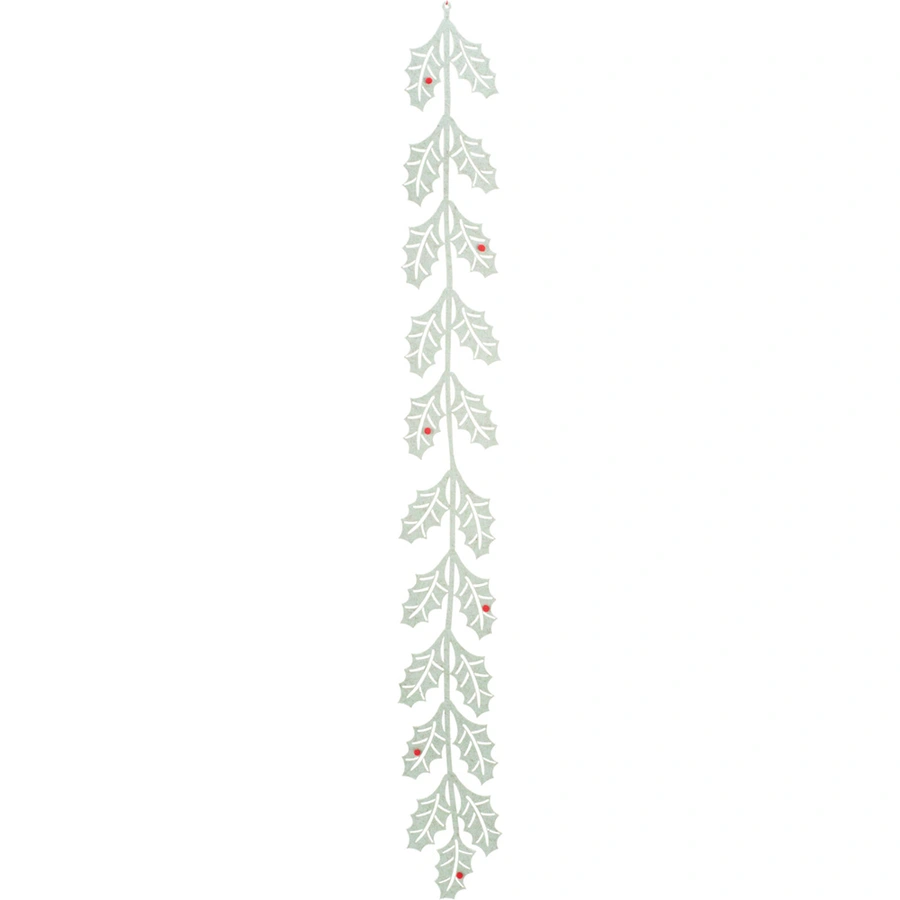 Kerst Blad Slinger 110 cm - Groen
