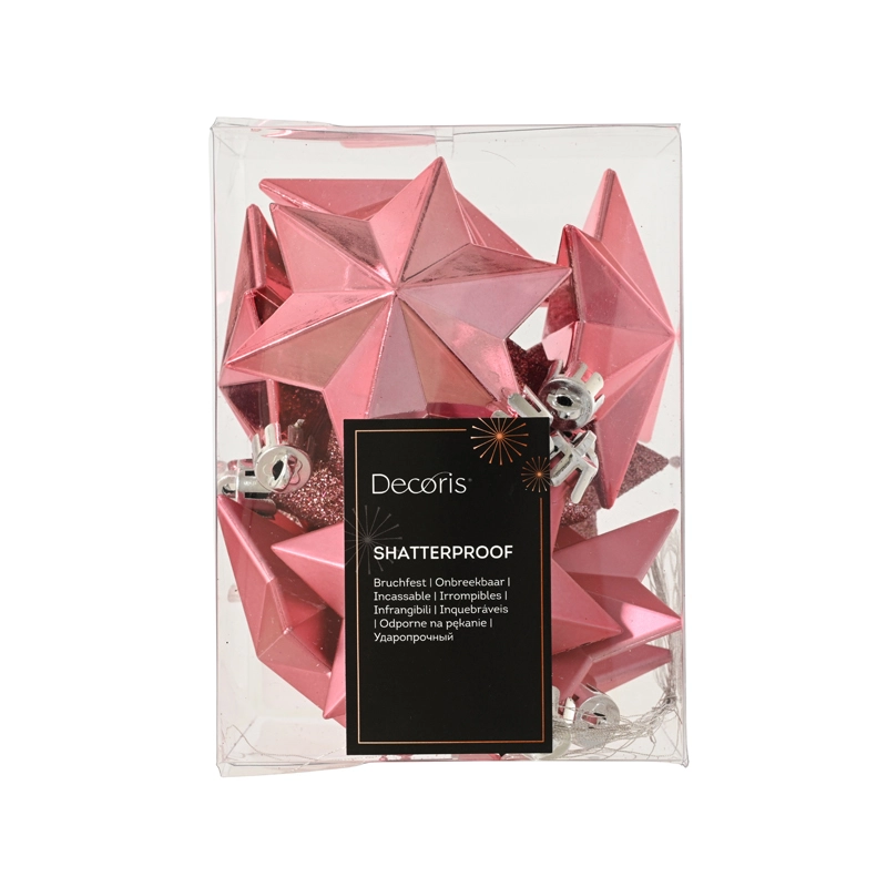 Kerst Ster Bloesem Roze - afbeelding 1