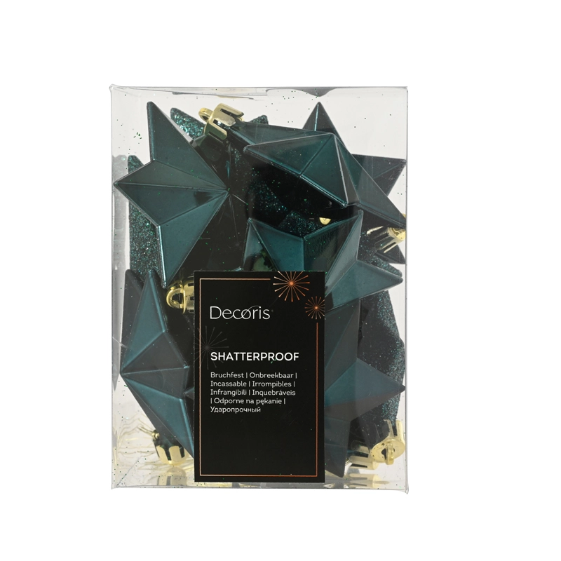 Kerst Ster Emerald - 12 st - afbeelding 1