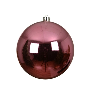 Kerstbal Bloesem Roze Shiny - Ø14 cm