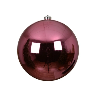 Kerstbal Bloesem Roze Shiny - Ø20 cm