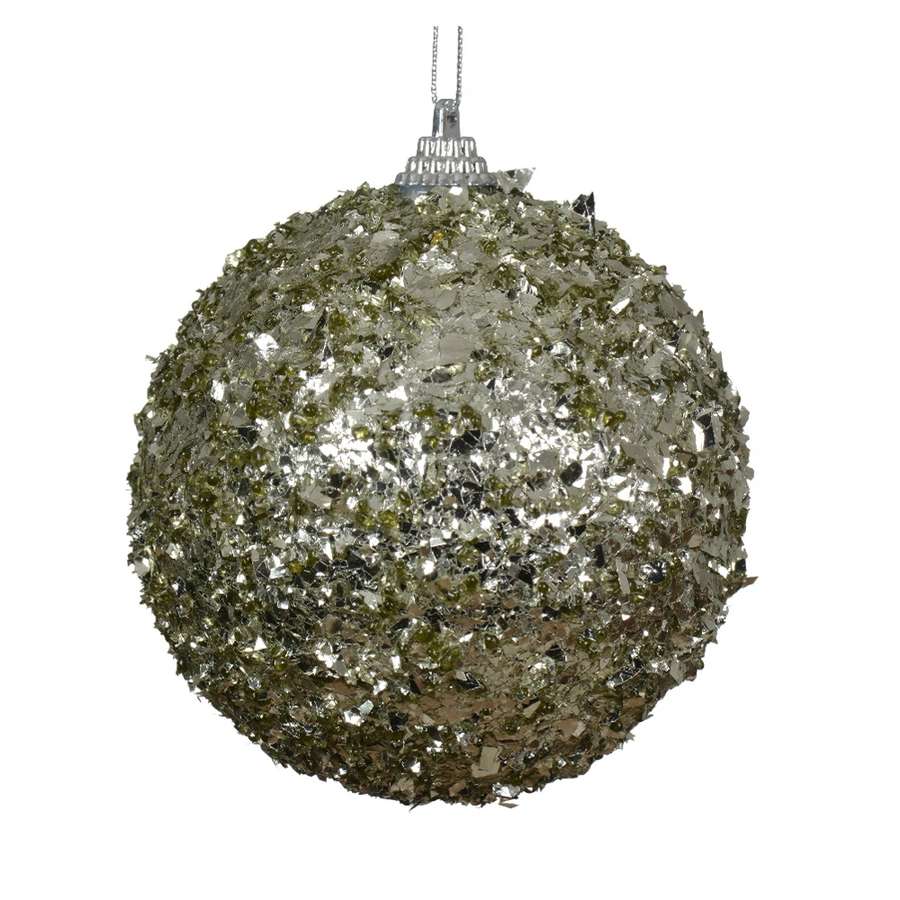 Kerstbal Foam Diamand Rosemarijn - Ø10 cm