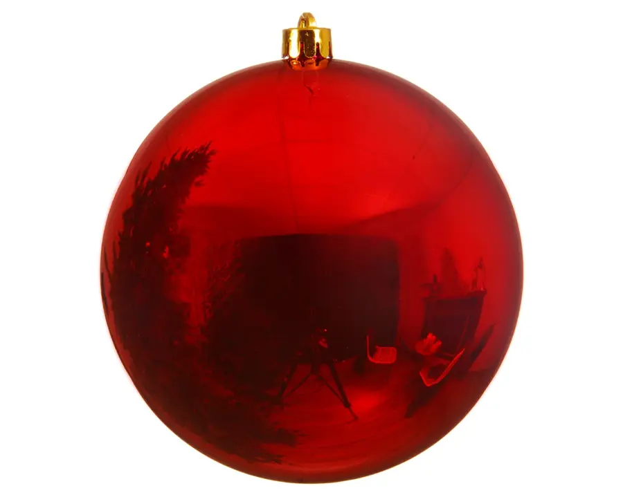Kerstbal Glans XL - Kerstrood