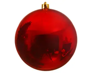 Kerstbal Glans XXL - Kerstrood