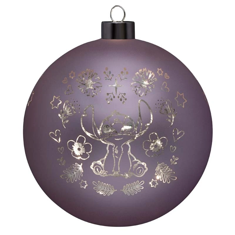 Disney Kerstbal Stitch LED - L