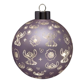 Disney Kerstbal Stitch LED - S