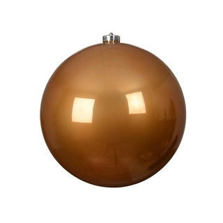 Kerstbal Karamel Bruin - Ø20 cm