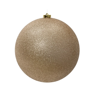 Kerstbal Parel Glitter - Ø14 cm