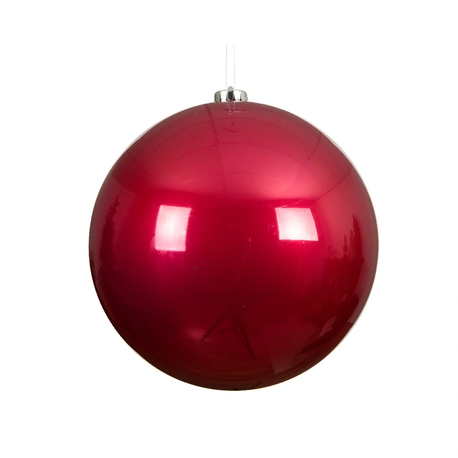 Kerstbal Glans XL - Festive Pink