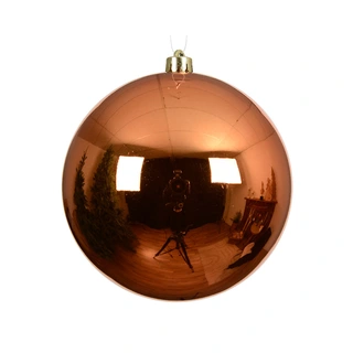 Kerstbal Glans - Warm Orange