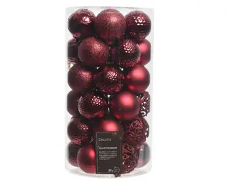 Kerstballen Mix 37 st. - Ossenbloed
