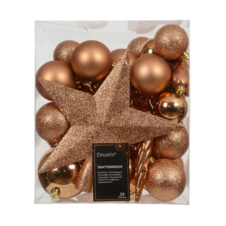 Kerstballen Mix 33 st. - Brandy