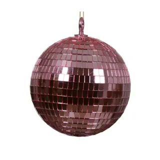 Kerstbal Foam Discobal Roze - Ø15 cm