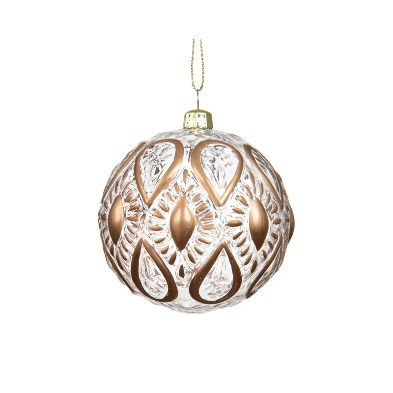 Kerstbal Transparant Mat - Ø8 cm