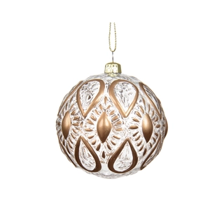 Kerstbal Transparant Mat - Ø8 cm