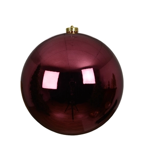 Kerstbal Vintage Roze Shiny - Ø20 cm