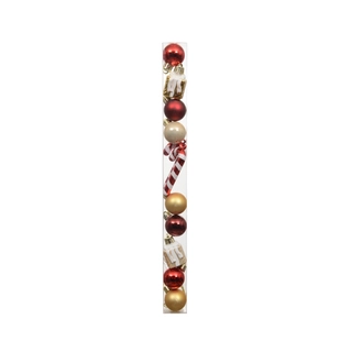 Kerstballen Mix 11 st. - Multi A