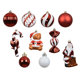 Kerstballen Mix 27 st. - Multi - afbeelding 2