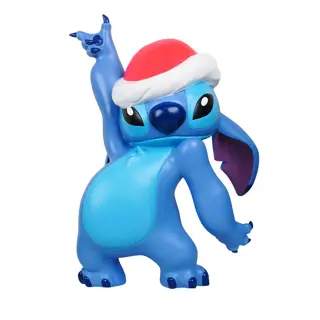 Disney Kerst Beeld Stitch met Kerstmuts - 49 cm
