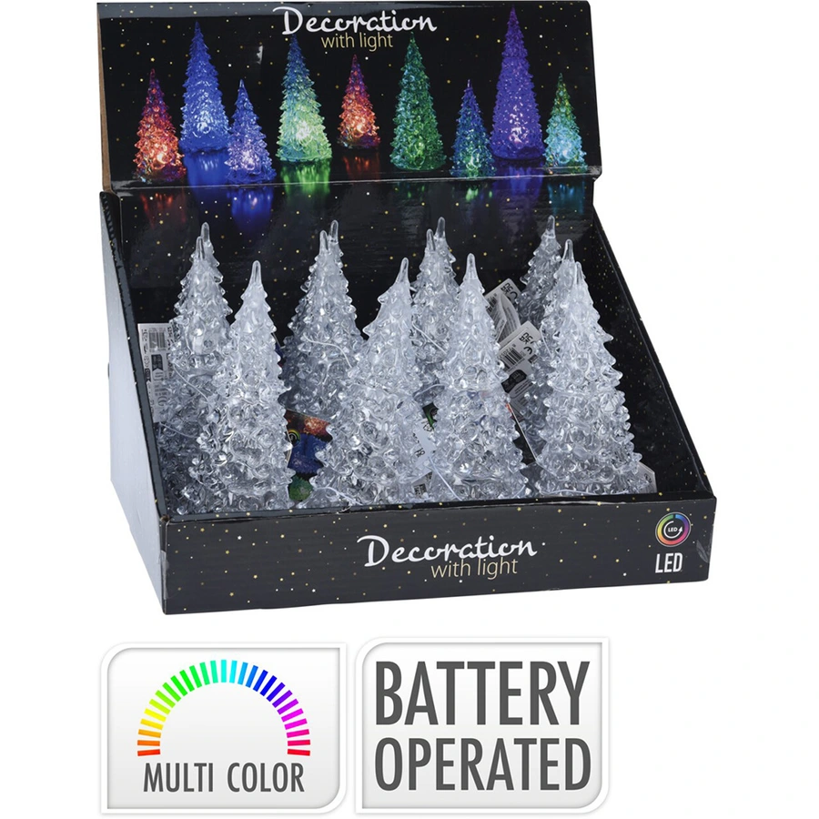 Kerstboom Acryl LED Multicolor - afbeelding 2