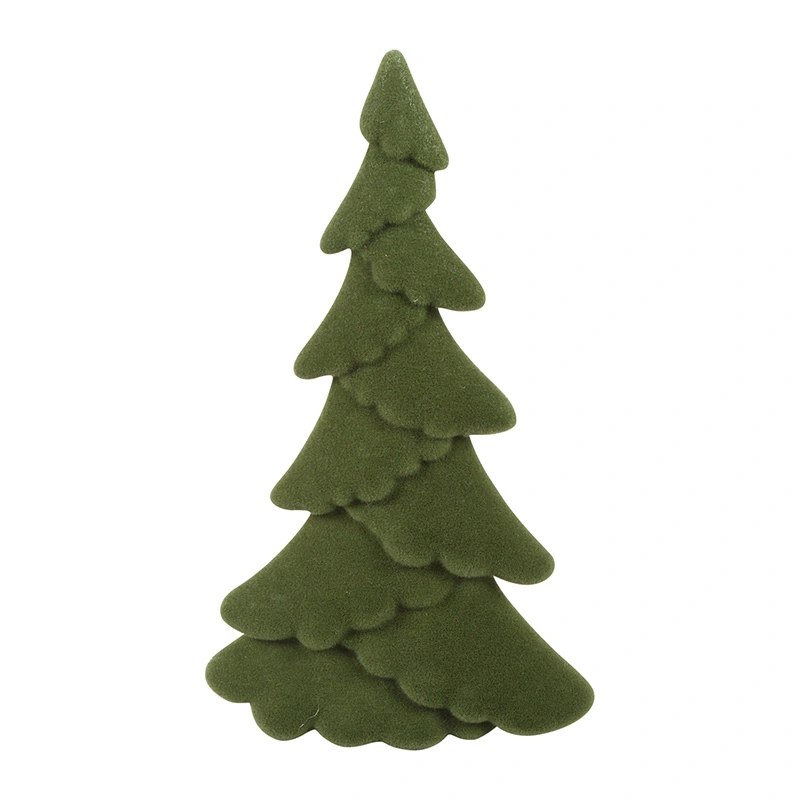 Countryfield Kerstboom Ovaal Gevlokt Mea L - Groen