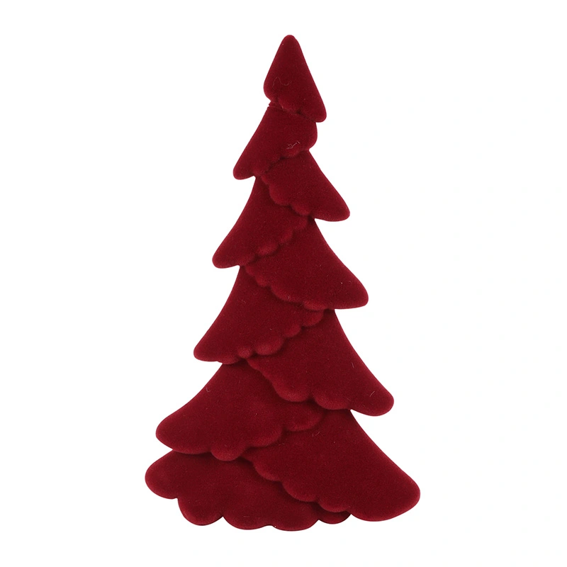 Countryfield Kerstboom Ovaal Gevlokt Mea L - Rood