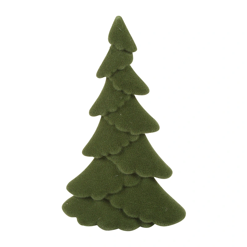 Countryfield Kerstboom Ovaal Gevlokt Mea M - Groen