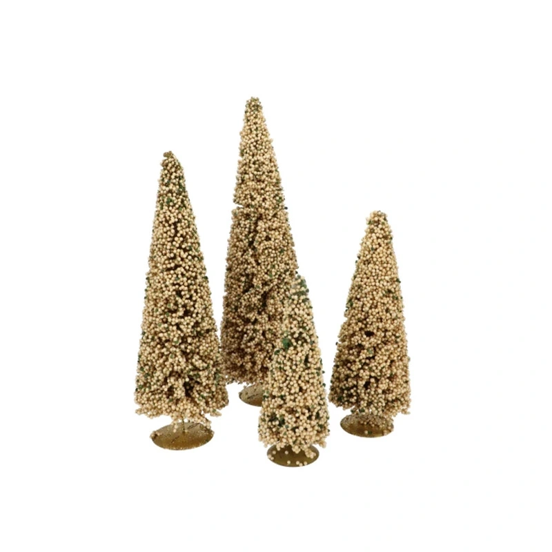 Kerstboompje Sparkle Berry Champagne - 30 cm - afbeelding 2