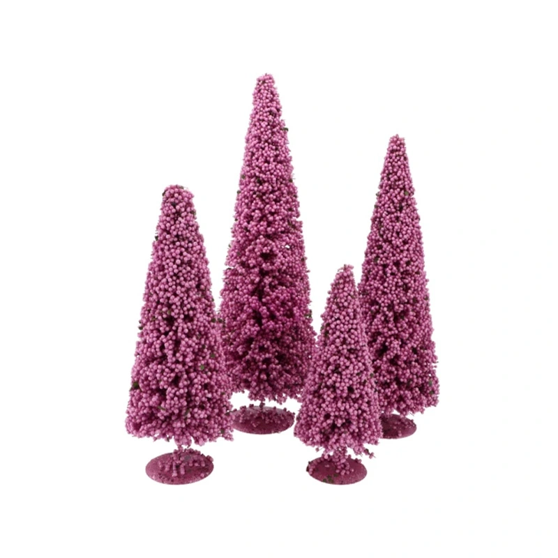 Kerstboompje Sparkle Berry Fuchsia - 50 cm - afbeelding 2