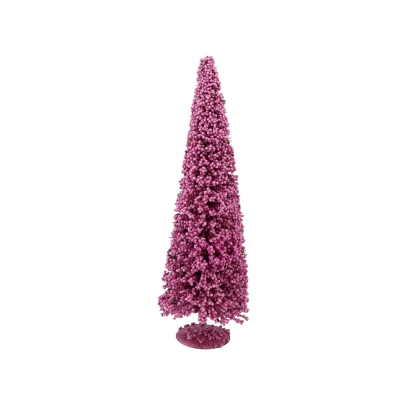 Kerstboompje Sparkle Berry Fuchsia - 60 cm - afbeelding 1