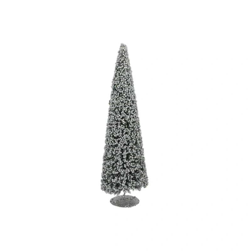 Kerstboompje Sparkle Berry Grey - 60 cm - afbeelding 1