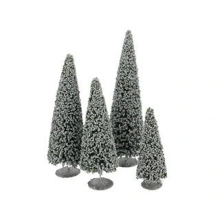 Kerstboompje Sparkle Berry Grey - 60 cm - afbeelding 2