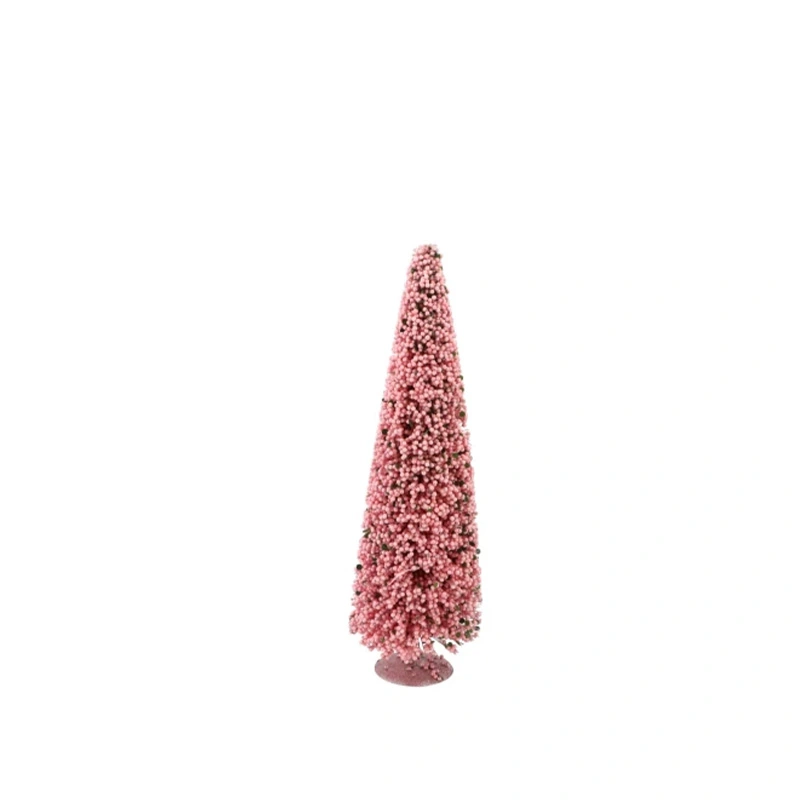Kerstboompje Sparkle Berry Light Pink - 30 cm - afbeelding 1
