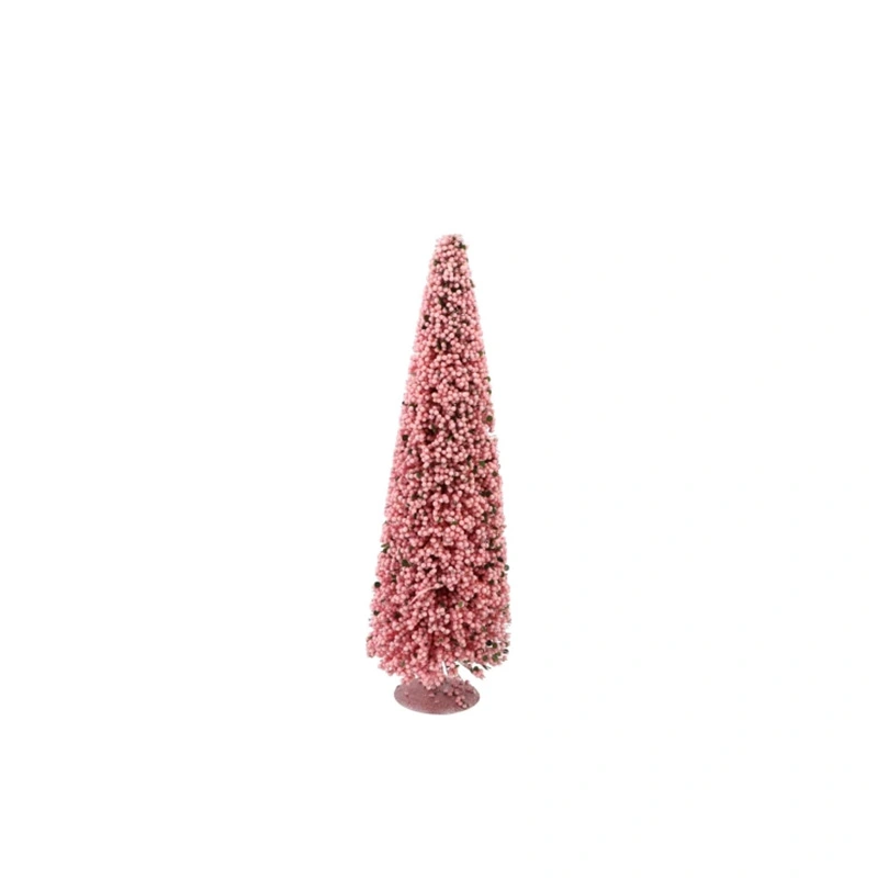 Kerstboompje Sparkle Berry Light Pink - 40 cm - afbeelding 1
