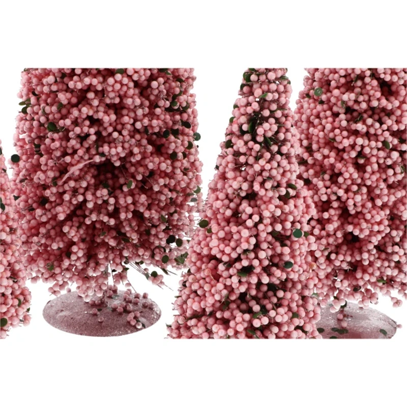 Kerstboompje Sparkle Berry Light Pink - 40 cm - afbeelding 3