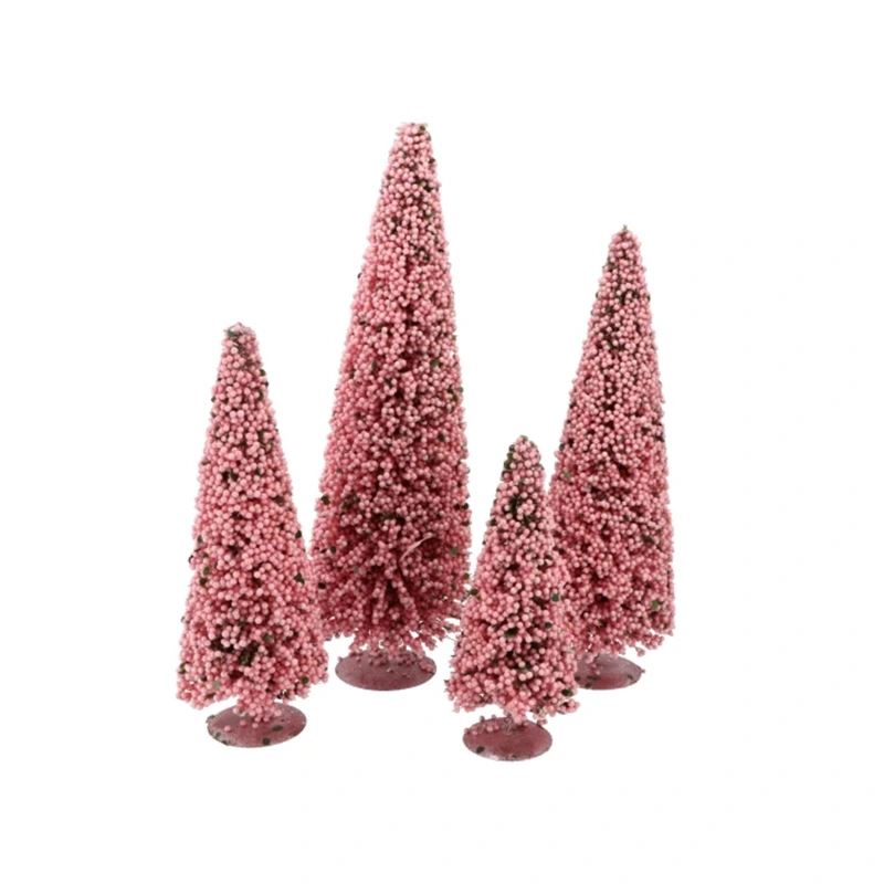 Kerstboompje Sparkle Berry Light Pink - 50 cm - afbeelding 2