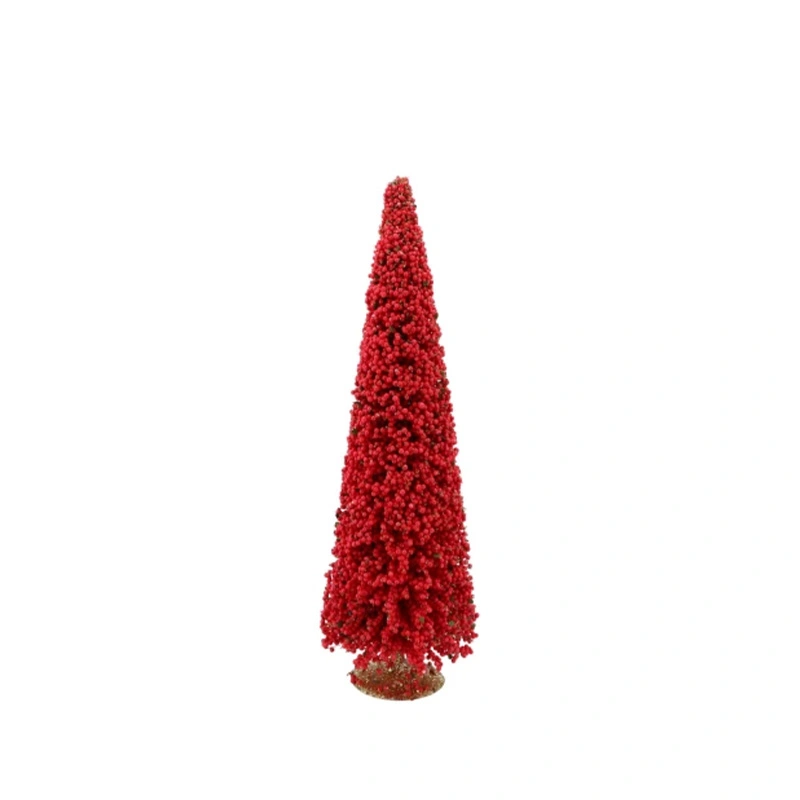 Kerstboompje Sparkle Berry Red - 40 cm - afbeelding 1