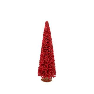 Kerstboompje Sparkle Berry Red - 40 cm - afbeelding 1