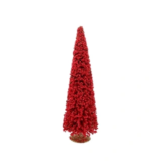 Kerstboompje Sparkle Berry Red - 50 cm | De Boet