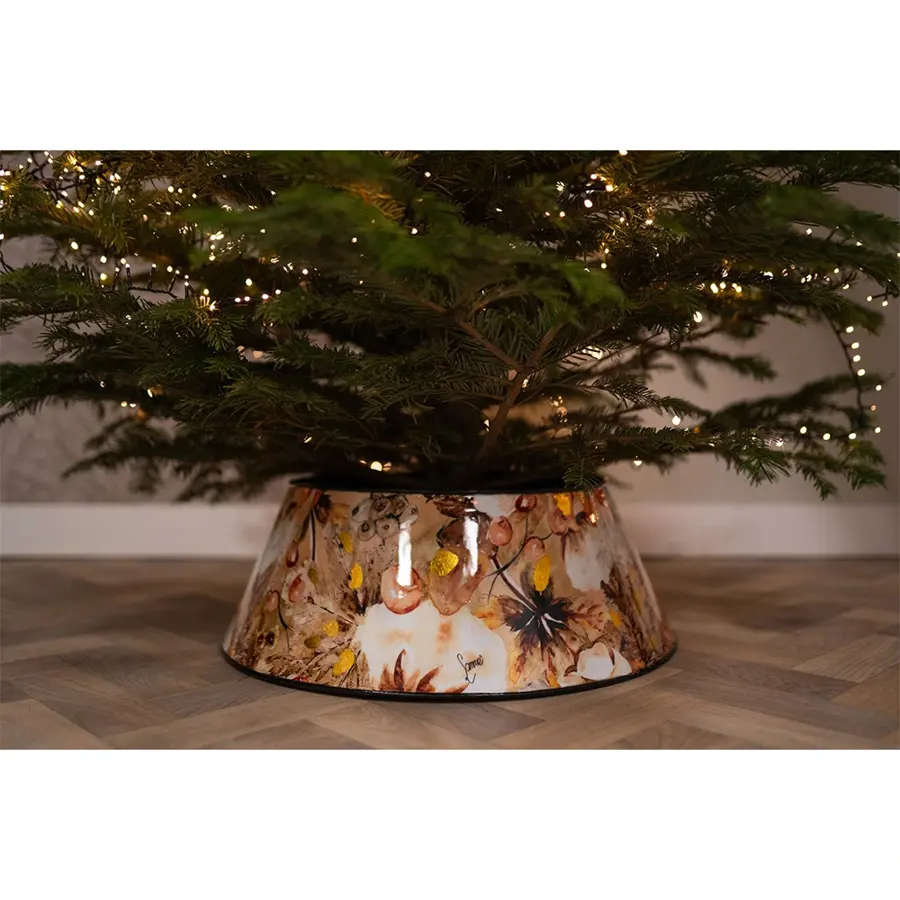 Kerstboomring Cotton Cream - Ø57x16 cm - afbeelding 2