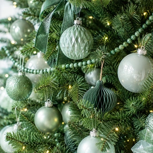Kerstboomversiering groen