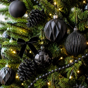 Kerstboomversiering zwart